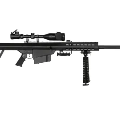 Replika karabinu Barret® M82A1 CQB z lunetą i dwójnogiem - czarna OD-G-SWL-01-001978-00 asgbox.pl