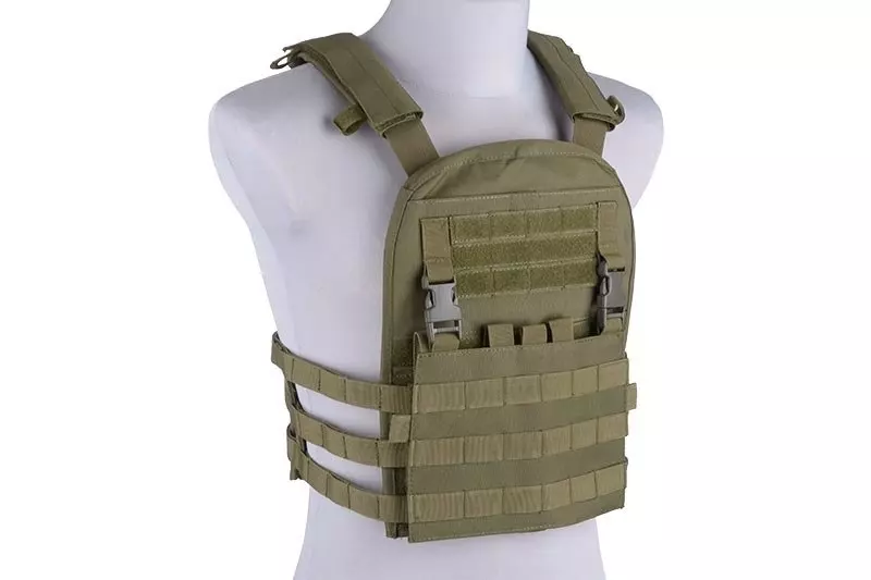 Kamizelka typu plate carrier z odpinanym panelem - oliwkowa OD-G-GFT-18-018422-00 asgbox.pl Kamizelka typu plate carrier z odpinanym panelem - oliwkowa - obrazek 5