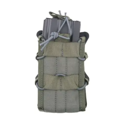 Alternative view of Podwójna uniwersalna ładownica Open II na magazynki - ranger green