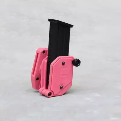 szybka ładownica na magazynek pistoletowy - różowa