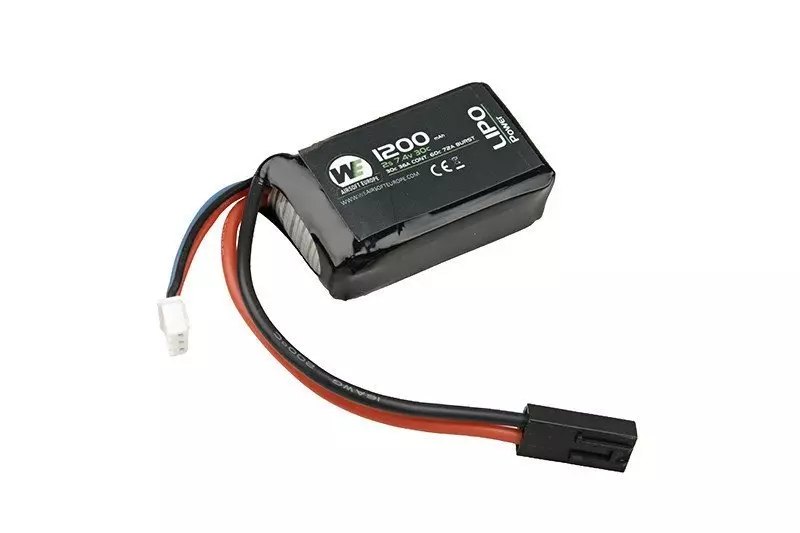 Akumulator LiPo 1200mAh 7.4V 30C - PEQ15 Micro OD-G-WEE-06-007524-00 asgbox.pl asgbox.pl - Akumulator LiPo 1200mAh 7.4V 30C - PEQ15 Micro