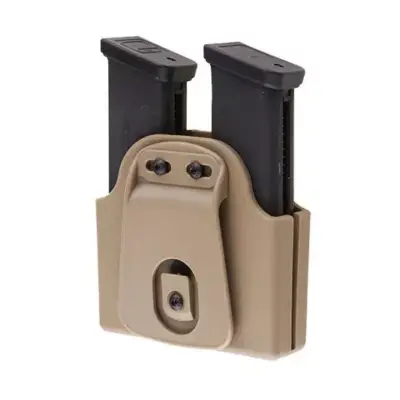 Podwójna ładownica na magazynki pistoletowe (na pas) - dark earth OD-G-FMA-19-018005-00 asgbox.pl