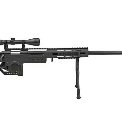 Replika karabinu snajperskiego MB4411D - z lunetą i dwójnogiem - czarna OD-G-WEL-03-006031-00 asgbox.pl