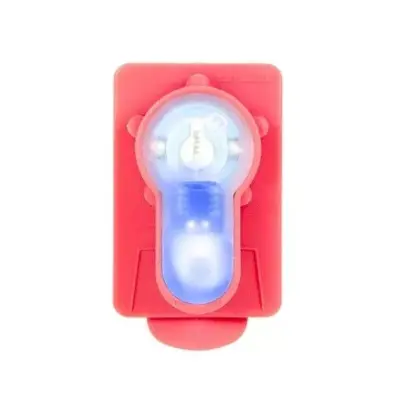 Alternative view of Marker elektroniczny Lightbuck Card Button - różowy (niebieskie światło)