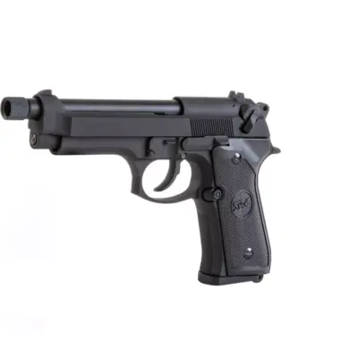Replika pistoletu SR92 z tłumikiem - czarna OD-G-SRC-02-021690-00 asgbox.pl