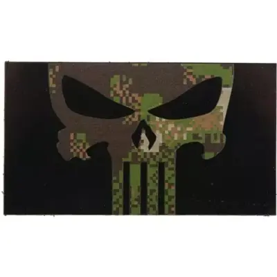 asgbox.pl - Naszywka IR - Punisher - Pencott™ GreenZone