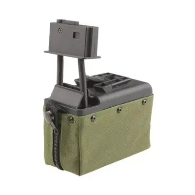 Magazynek pudełkowy 1500 kulek do repliki typu M249 - ranger green OD-G-AIK-05-017602-00 asgbox.pl