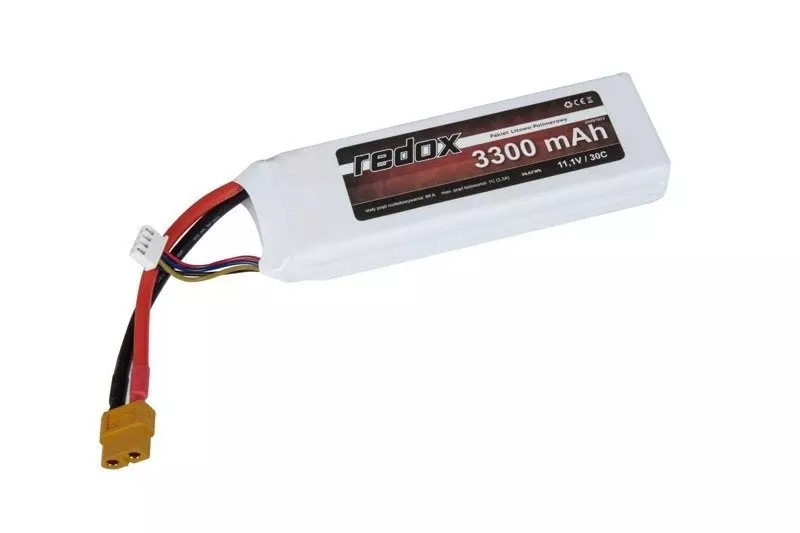 Akumulator Redox LiPo 3300mAh 11.1V 30C XT60 OD-G-RDX-06-005112-00 asgbox.pl asgbox.pl - Akumulator Redox LiPo 3300mAh 11.1V 30C XT60
