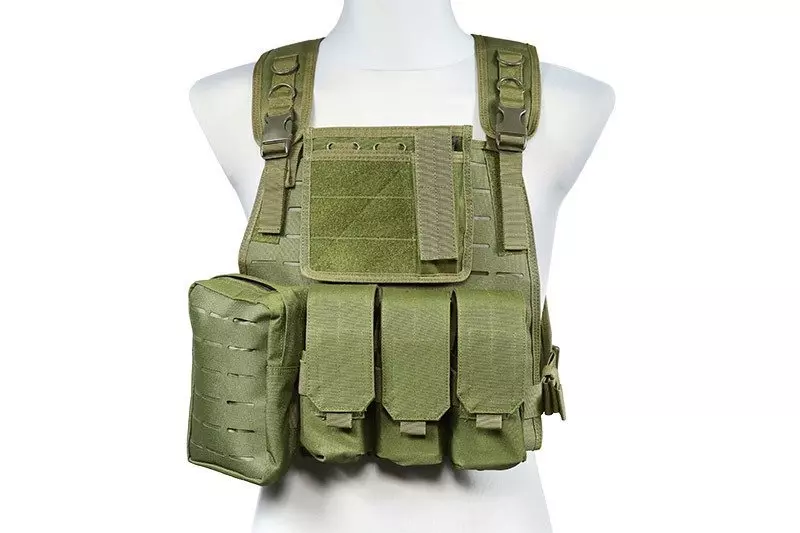 Kamizelka taktyczna typu MBSS (LaserCut) - oliwkowa OD-G-GFT-18-018407-00 asgbox.pl Kamizelka taktyczna typu MBSS (LaserCut) - oliwkowa - obrazek 3