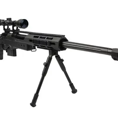 Replika karabinu snajperskiego MB4411D - z lunetą i dwójnogiem - czarna OD-G-WEL-03-006031-00 asgbox.pl