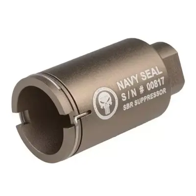 Alternative view of Tłumik płomienia / koncentrator gazów wylotowych Navy Seal Mini - Tan