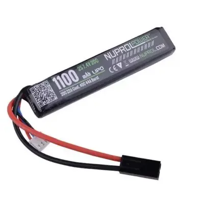 asgbox.pl - Akumulator LiPo 7.4V 1100mAh 20C - stick