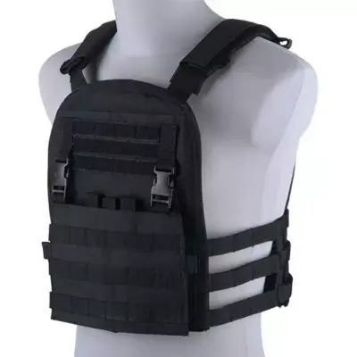 Kamizelka typu plate carrier z odpinanym panelem - czarna OD-G-GFT-18-018423-00 asgbox.pl