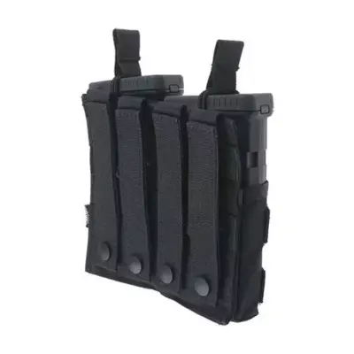 Podwójna ładownica open na magazynki 7,62 - czarna OD-G-PRI-19-019442-00 asgbox.pl