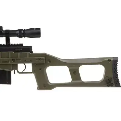 Replika karabinu snajperskiego MB4409D - z lunetą i dwójnogiem - oliwkowa OD-G-WEL-03-008127-00 asgbox.pl