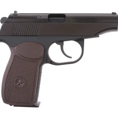 Replika pistoletu MK z tłumikiem - czarna/brązowy chwyt OD-G-WET-02-018958-00 asgbox.pl
