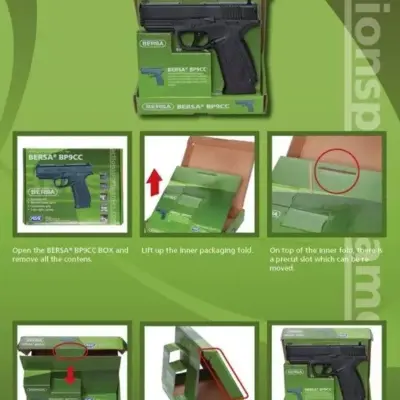 Replika pistolet Bersa BP9CC OD-G-ASG-02-003638-00 asgbox.pl