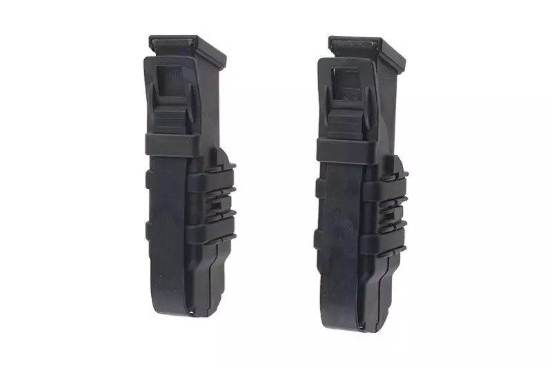Zestaw 2 ładownic FAST na magazynki pistoletowe - MC Black OD-G-FMA-19-022419-00 asgbox.pl Zestaw 2 ładownic FAST na magazynki pistoletowe - MC Black - obrazek 2