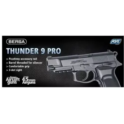 Replika CO2 pistoletu Bersa Thunder 9 PRO OD-G-ASG-02-003256-00 asgbox.pl