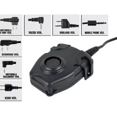 Przycisk PTT zPeltor Military plug (ICOM) OD-G-ZTC-31-011737-00 asgbox.pl