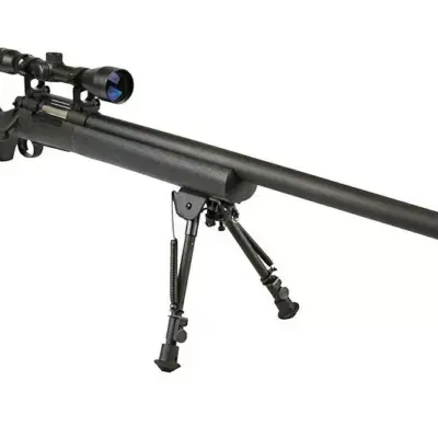 Replika karabinu snajperskiego SW-04 (z lunetą i dwójnogiem) - czarny OD-G-SWL-03-001247-00 asgbox.pl
