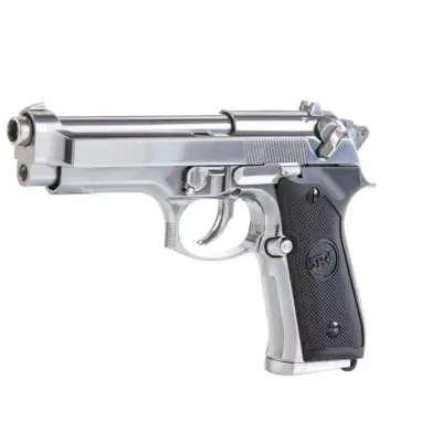 Replika pistoletu SR92 - srebrna OD-G-SRC-02-021691-00 asgbox.pl
