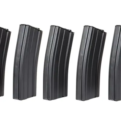 Zestaw 5 magazynków low-cap 70 kulek do M4/M16 - czarny OD-G-SPE-05-005265-00 asgbox.pl
