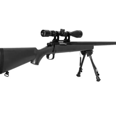 Replika karabinu snajperskiego SW-10 (z lunetą i dwójnogiem) - czarna OD-G-SWL-03-005948-00 asgbox.pl