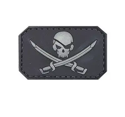 Alternative view of Naszywka 3D - Pirate skull