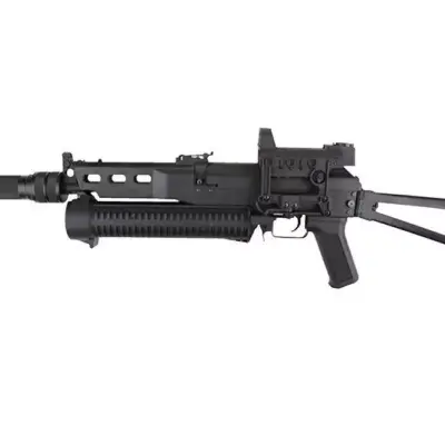 Replika pistoletu maszynowego PP-19 Bizon z tłumikiem i kolimatorem OD-G-CYM-01-009116-00 asgbox.pl