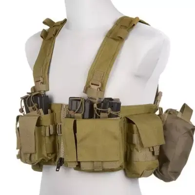 Kamizelka taktyczna Split Front Chest Rig gen.V - Khaki OD-G-EME-18-012922-00 asgbox.pl
