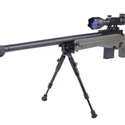 Replika karabinu snajperskiego 4402D (z lunetą i dwójnogiem) - olive OD-G-WEL-03-005145-00 asgbox.pl