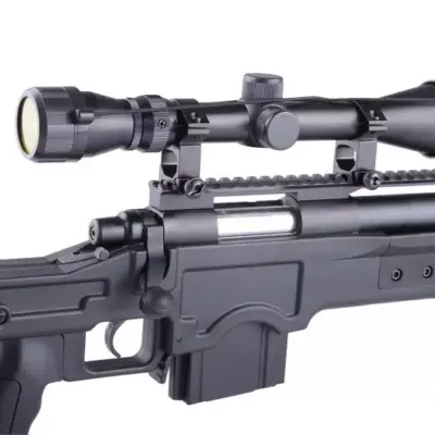 Replika karabinu snajperskiego MB4412D - z lunetą i dwójnogiem - czarna OD-G-WEL-03-009598-00 asgbox.pl