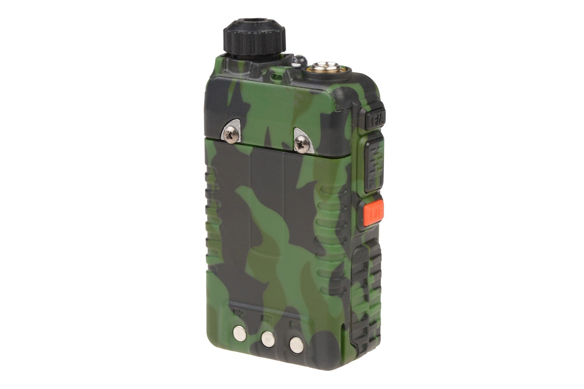 Ręczna, dwukanałowa radiostacja Baofeng UV-3R+ (VHF / UHF) 2W - camo OD-G-BAO-31-015146-00 asgbox.pl Ręczna, dwukanałowa radiostacja Baofeng UV-3R+ (VHF / UHF) 2W - camo - obrazek 3
