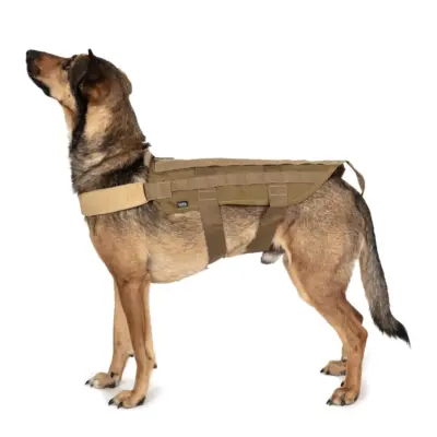 Taktyczna kamizelka dla psa - tan OD-G-PRI-18-017430-04 asgbox.pl