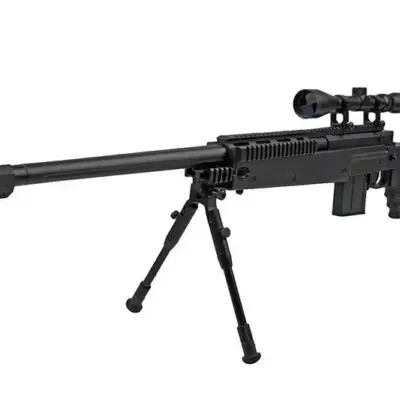 Replika karabinu snajperskiego MB4407D - z lunetą i dwójnogiem OD-G-WEL-03-006023-00 asgbox.pl