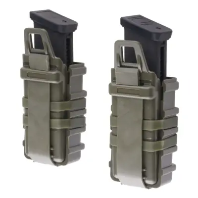 Podwójna ładownica Open III (S) na magazynki pistoletowe - oliwkowa OD-G-PRI-19-017417-00 asgbox.pl