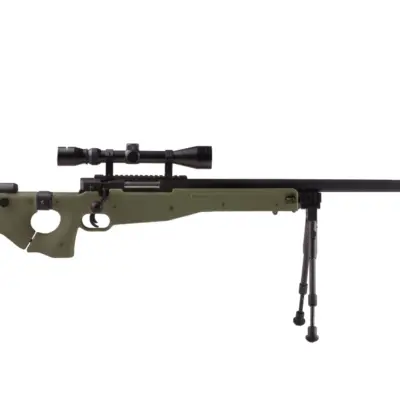 Replika karabinu snajperskiego MB08D - z lunetą i dwójnogiem - oliwkowa OD-G-WEL-03-017864-00 asgbox.pl