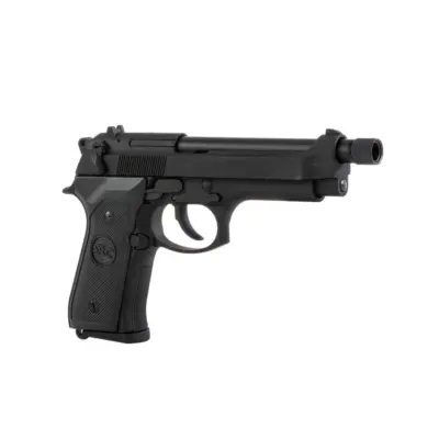 Replika pistoletu SR92 z tłumikiem - czarna OD-G-SRC-02-021690-00 asgbox.pl
