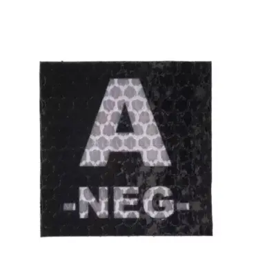 Naszywka IR z grupą krwi: A NEG OD-G-KAM-30-002088-00 asgbox.pl