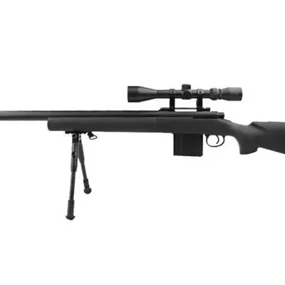 Replika karabinu snajperskiego MB4404D - z lunetą i dwójnogiem OD-G-WEL-03-006017-00 asgbox.pl