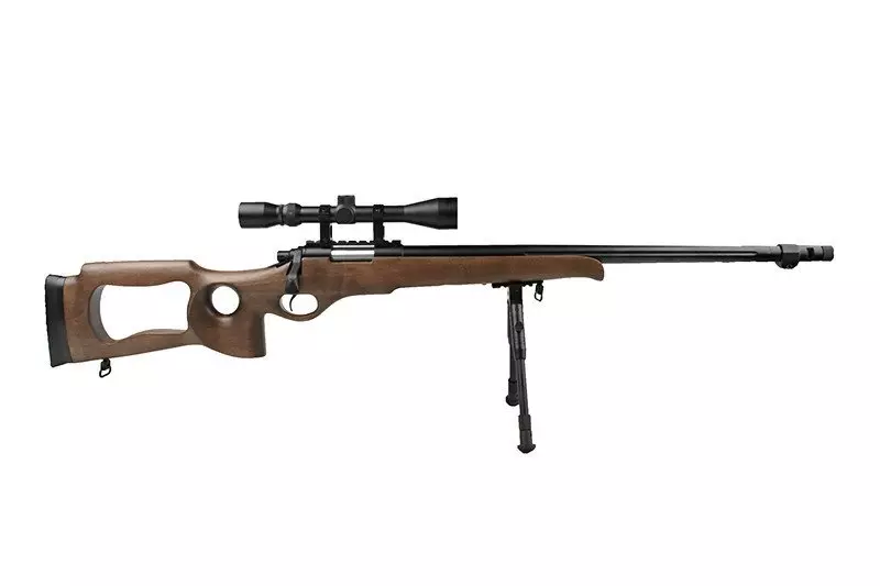Replika karabinu snajperskiego MB09D - z lunetą i dwójnogiem OD-G-WEL-03-006471-00 asgbox.pl Replika karabinu snajperskiego MB09D - z lunetą i dwójnogiem - obrazek 8