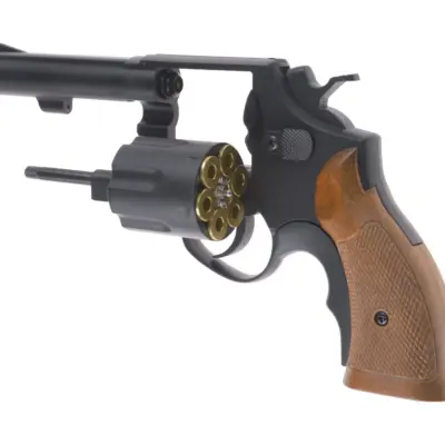 Replika rewolweru HG131B-1 - czarno/drewniana OD-G-HFC-02-020359-00 asgbox.pl