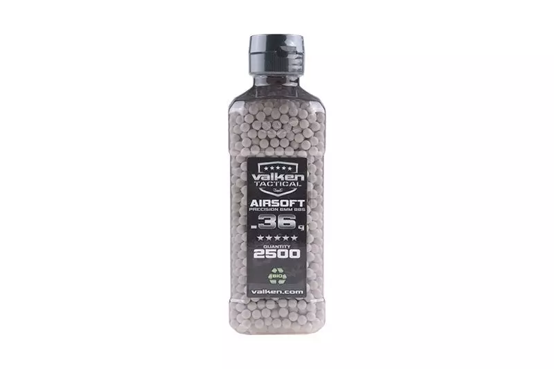 Kulki Valken Tactical BIO 0,36g - butelka 2500 szt. OD-G-VLK-16-022064-00 asgbox.pl asgbox.pl - Kulki Valken Tactical BIO 0