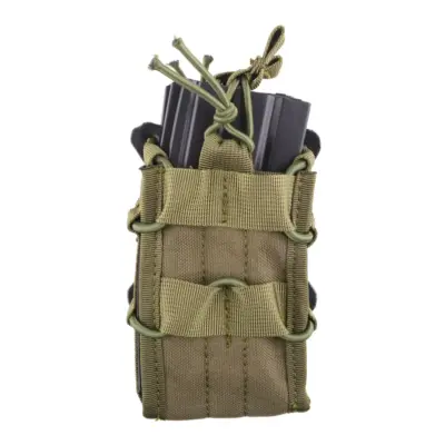 Podwójna uniwersalna ładownica Open II na magazynki - oliwkowa OD-G-PRI-19-017407-00 asgbox.pl