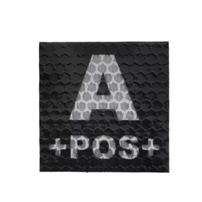 Naszywka IR z grupą krwi: A POS OD-G-KAM-30-002089-00 asgbox.pl