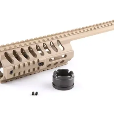 Alternative view of Front RIS 6" do replik typu M4/M16 - tan