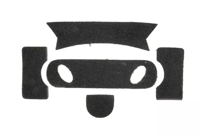 Zestaw rzepów do hełmu typu PJ - czarny OD-G-FMA-21-003888-00 asgbox.pl Zestaw rzepów do hełmu typu PJ - czarny - obrazek 2