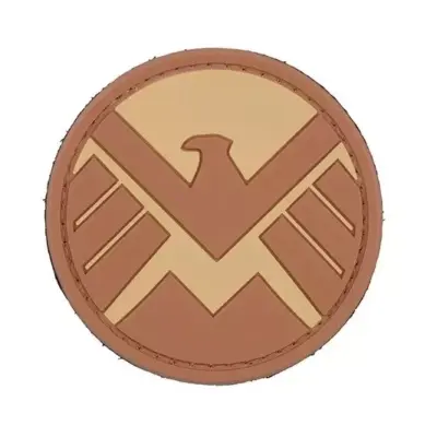 asgbox.pl - Naszywka 3D - Shield - tan