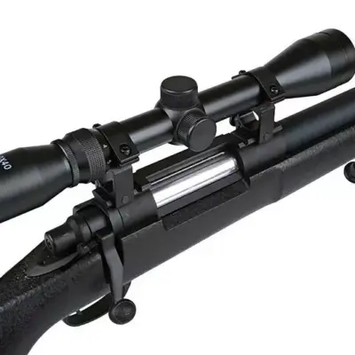 Replika karabinu snajperskiego SW-04J Army (z lunetą i dwójnogiem) - czarna OD-G-SWL-03-003800-00 asgbox.pl